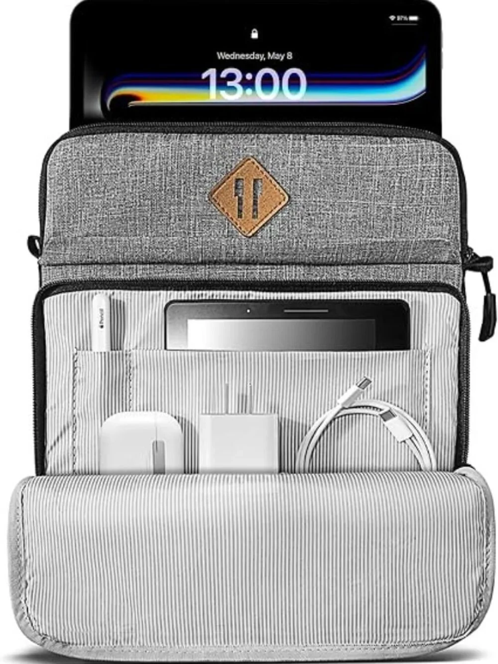 Tomtoc Tablet Shoulder Bag Sleeve Case Black A20 Ipad